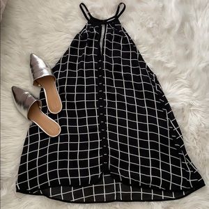 🤩SALE🤩Black and White A Line dress